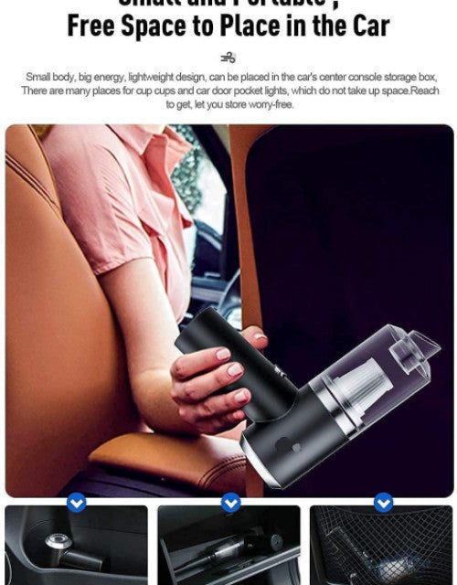 [UPGRADED] Wireless Powerful Car Vacuum Cleaner