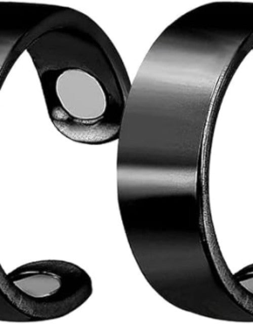 Drainage Therapeutic Magnetic Ring,Magnetic Therapy Rings ( Pack Of 2 )