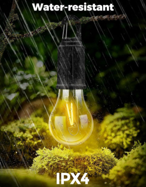 New Outdoor Camping Hanging Type-C Charging Retro Light Bulb Lighting Decoration